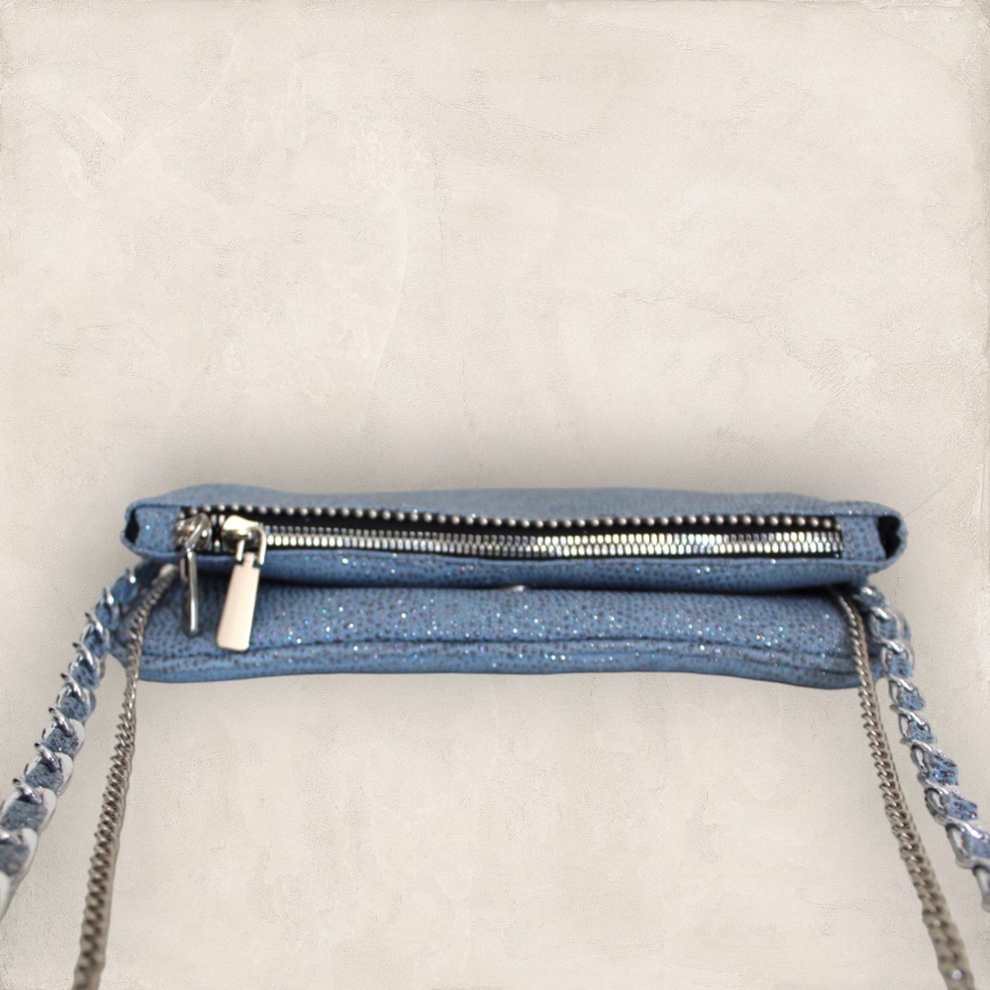 Bolsa Aruma Azul Brilloso