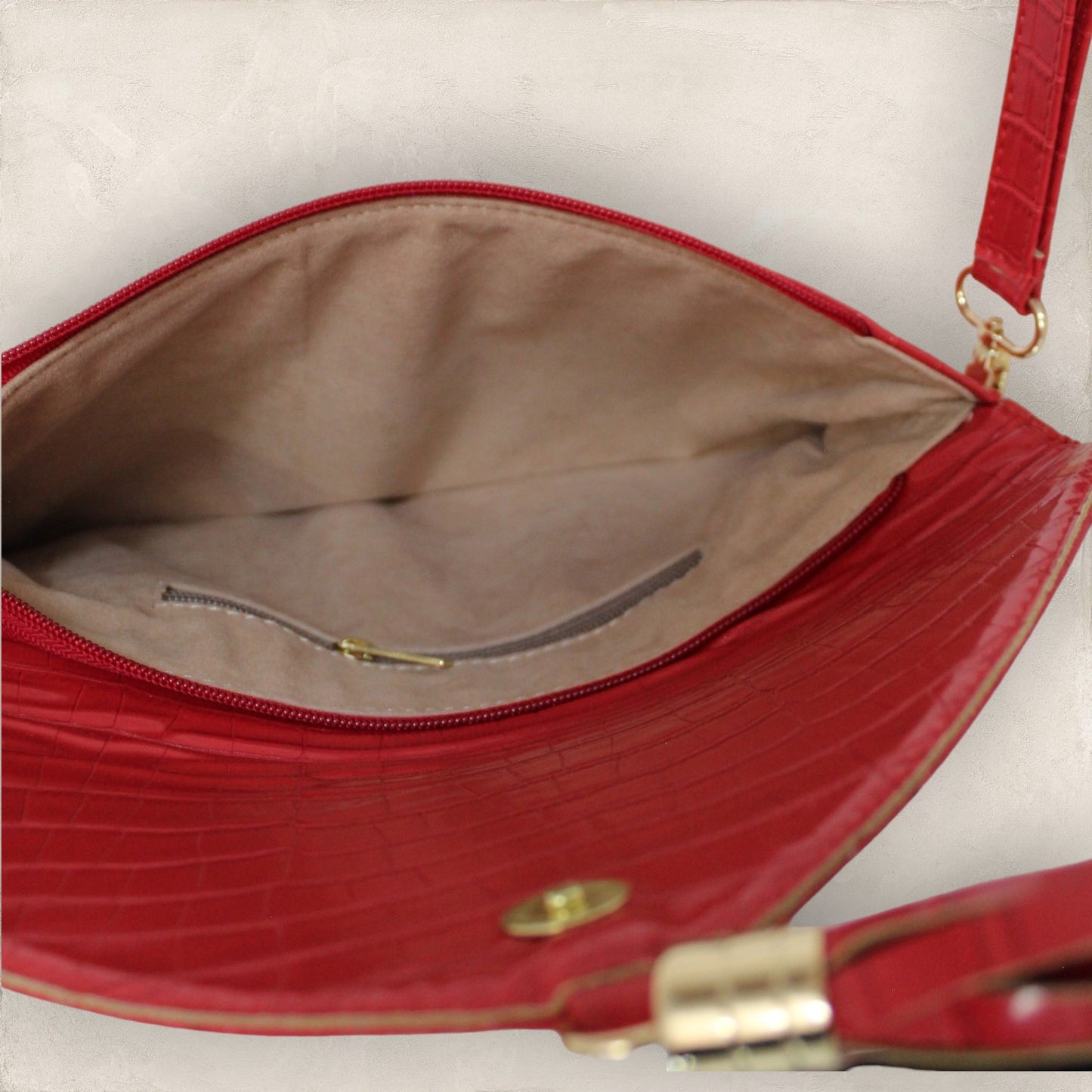 Bolsa Clutch Rojo