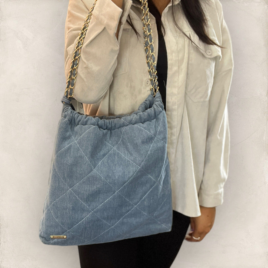 Bolsa Yamil MM Demin Top