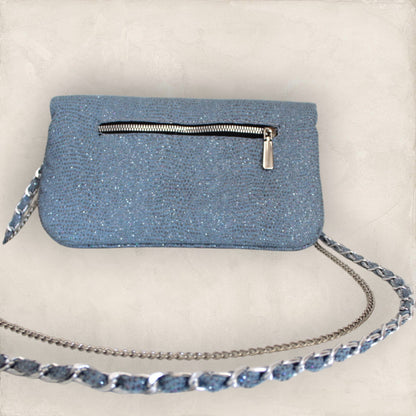 Bolsa Aruma Azul Brilloso