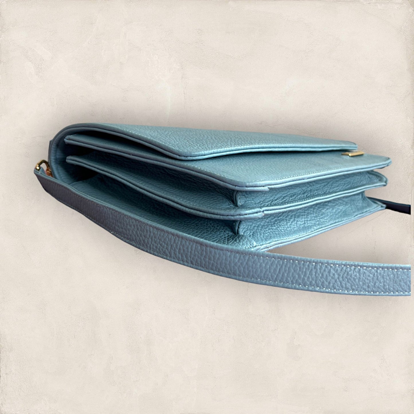 Bolsa Izel Piel Celeste