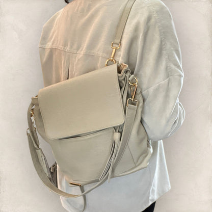 Bolsa Sasil Piel Perla