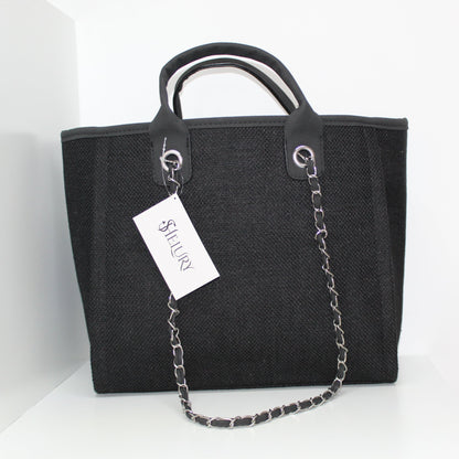 Bolsa Tote Clásica Negra