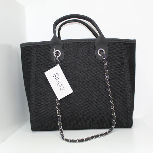Bolsa Tote Clásica Negra
