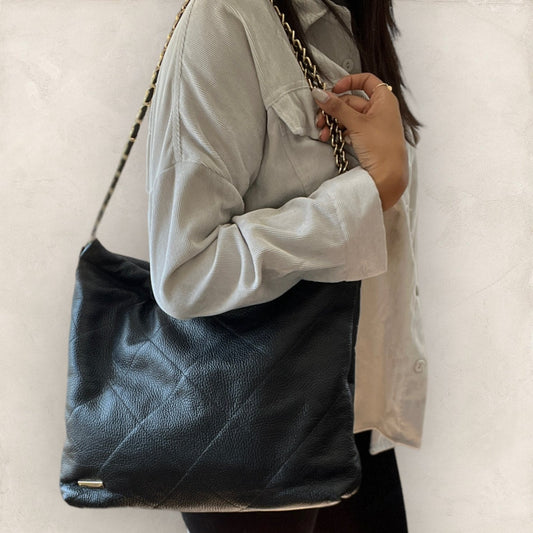 Bolsa Yamil Piel Negro