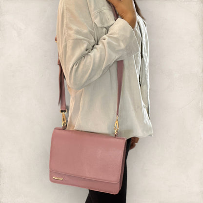 Bolsa Izel Piel Rosado